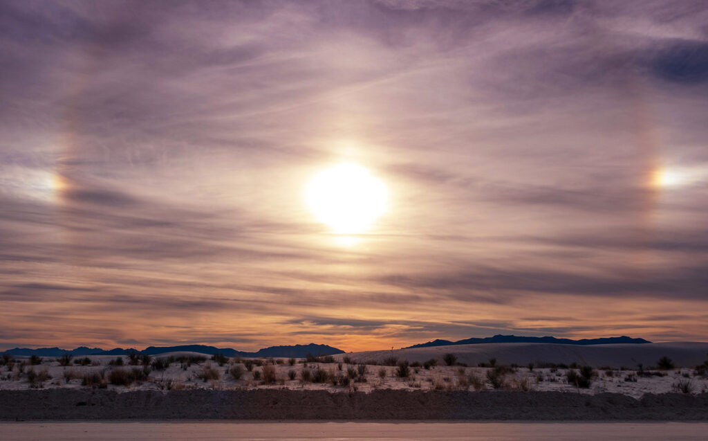 Sun Dogs, White Sands NP, New Mexico
