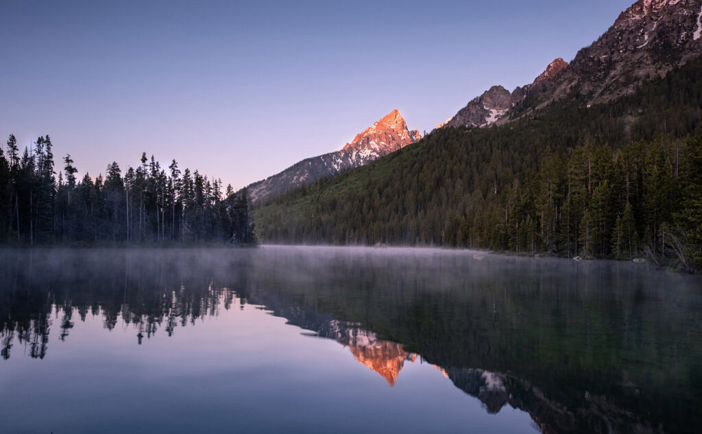 String Lake at Sunrise, Grand Teton NP, Wyoming